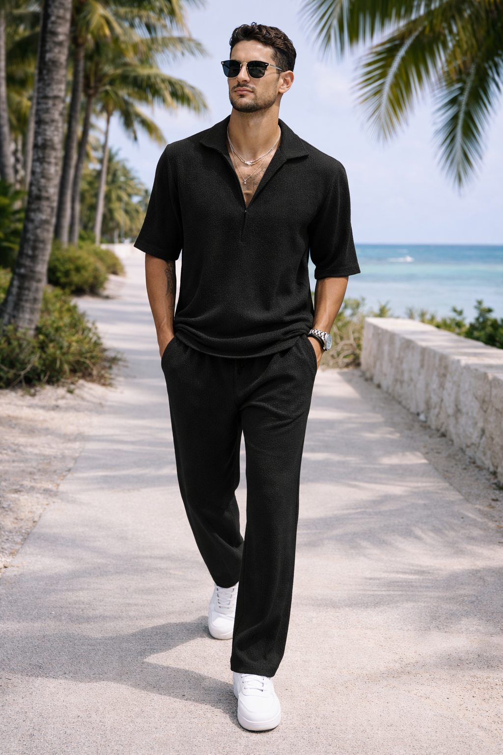 Completo Uomo Casual Camicia e Pantaloni