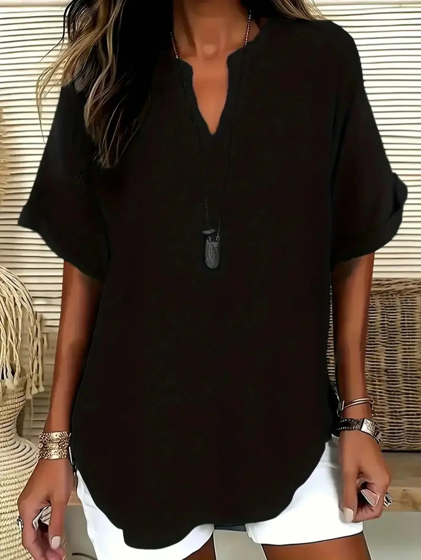 Camicetta Donna Casual Fit Rilassato