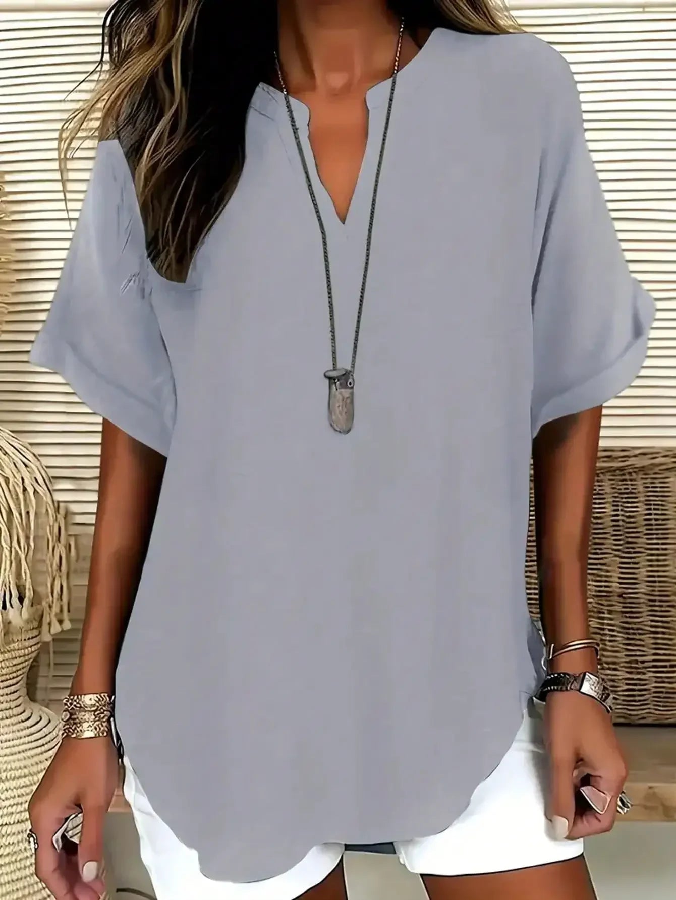 Camicetta Donna Casual Fit Rilassato